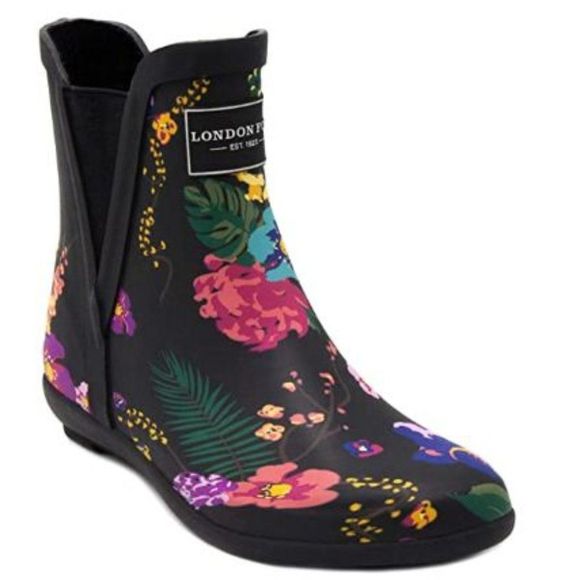 LONDON FOG Womens Piccadilly Rain Boot